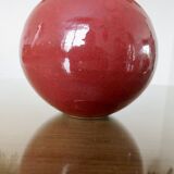 Vase "figue" en céramique rouge