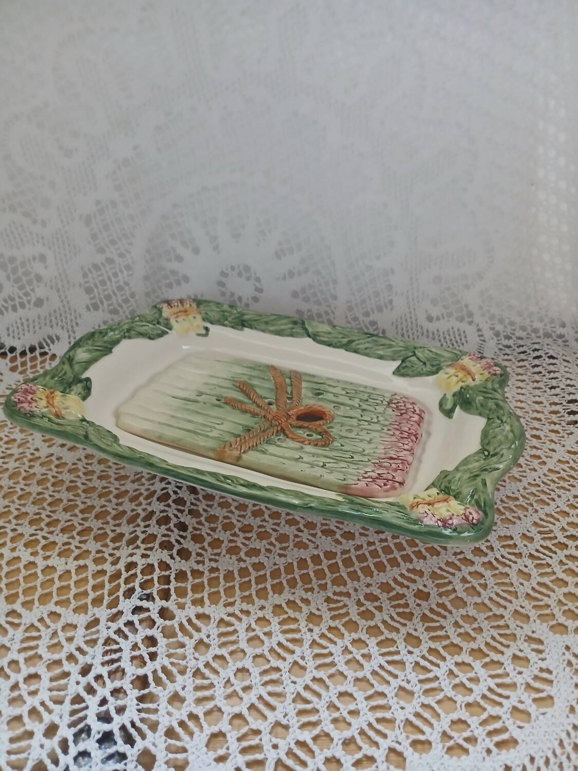 Slush-style asparagus dish