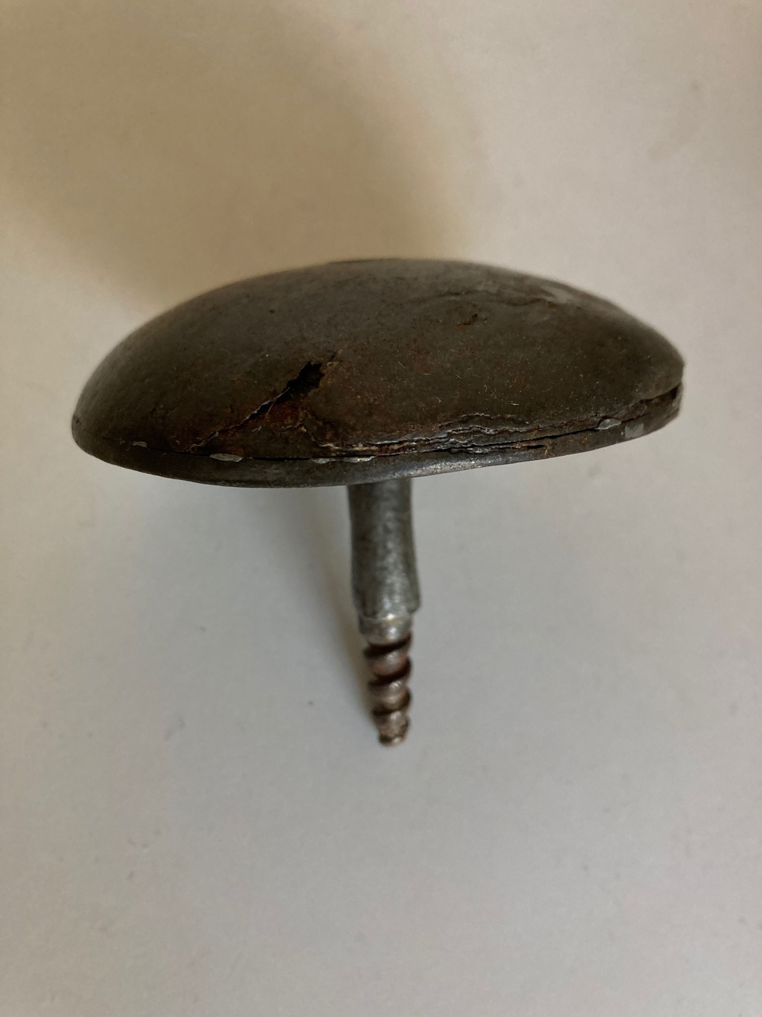 Pedestrian crossing nail hook in Paris 1950
