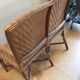 Rattan and wicker bench 1960