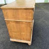 Superbe commode ancienne en bois massif – Style anglais / XIXe siècle