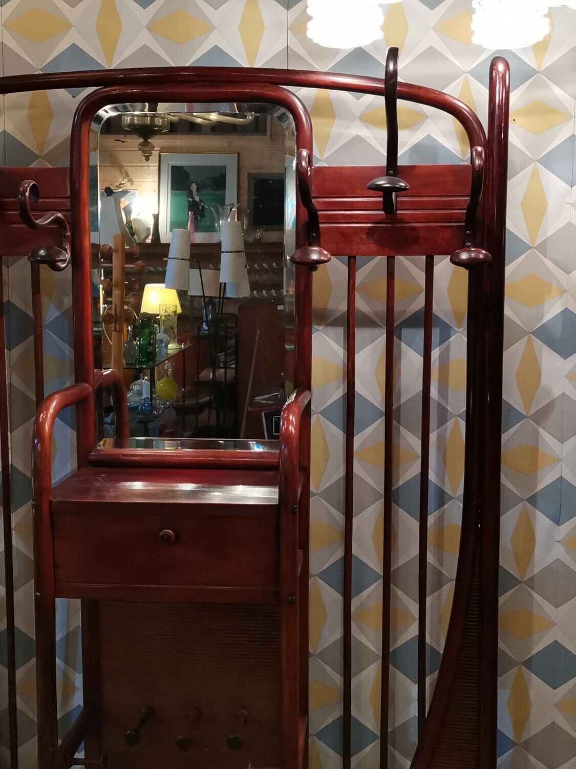 Cloakroom circa 1880