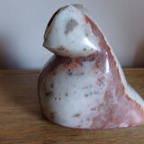 Alabaster owl paperweight