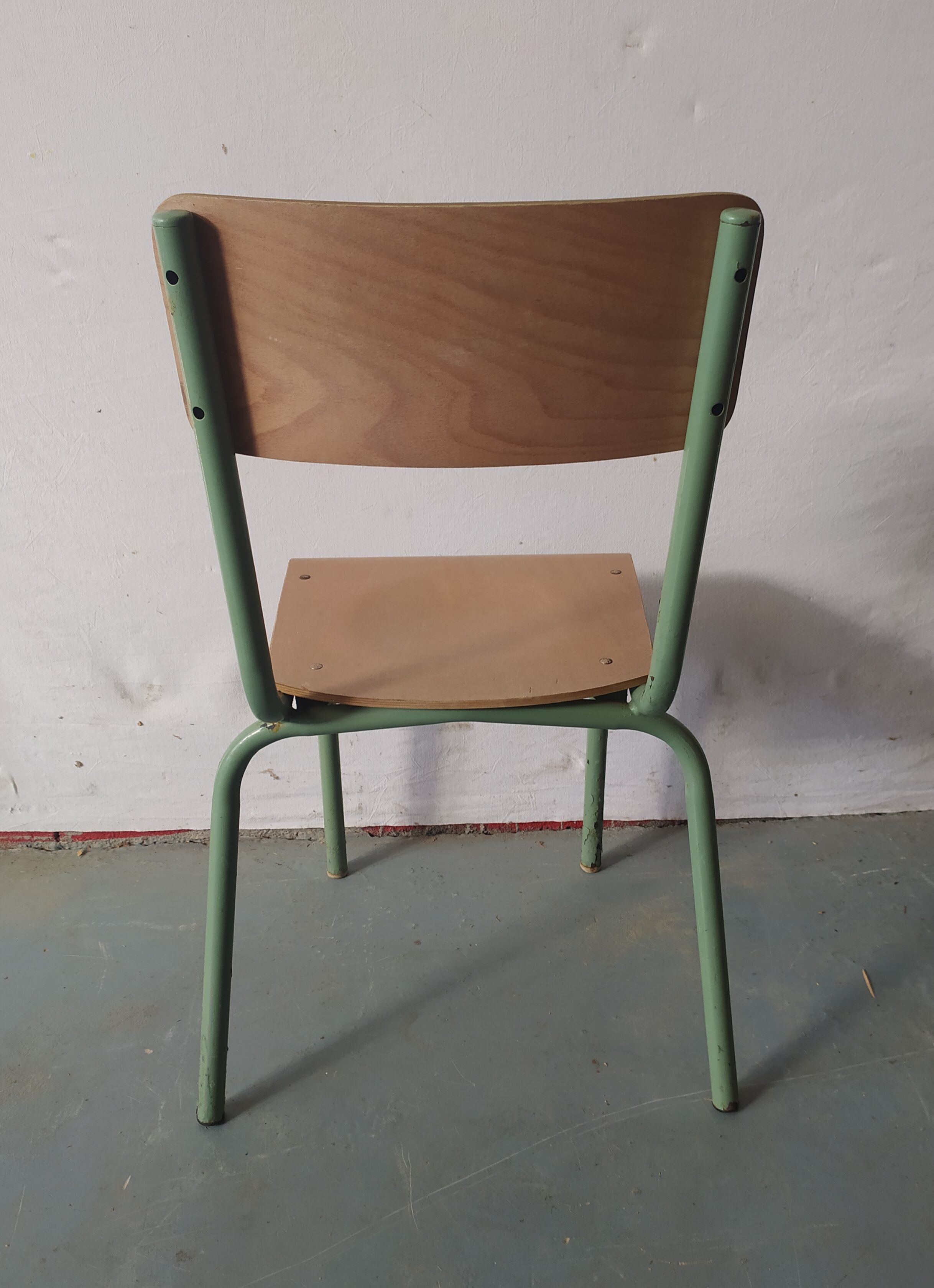 Chaise d'école vintage adulte