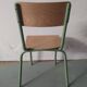 Chaise d'école vintage adulte
