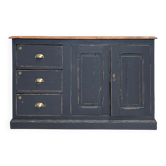 Craft furniture in patinated fir, circa 1950.
