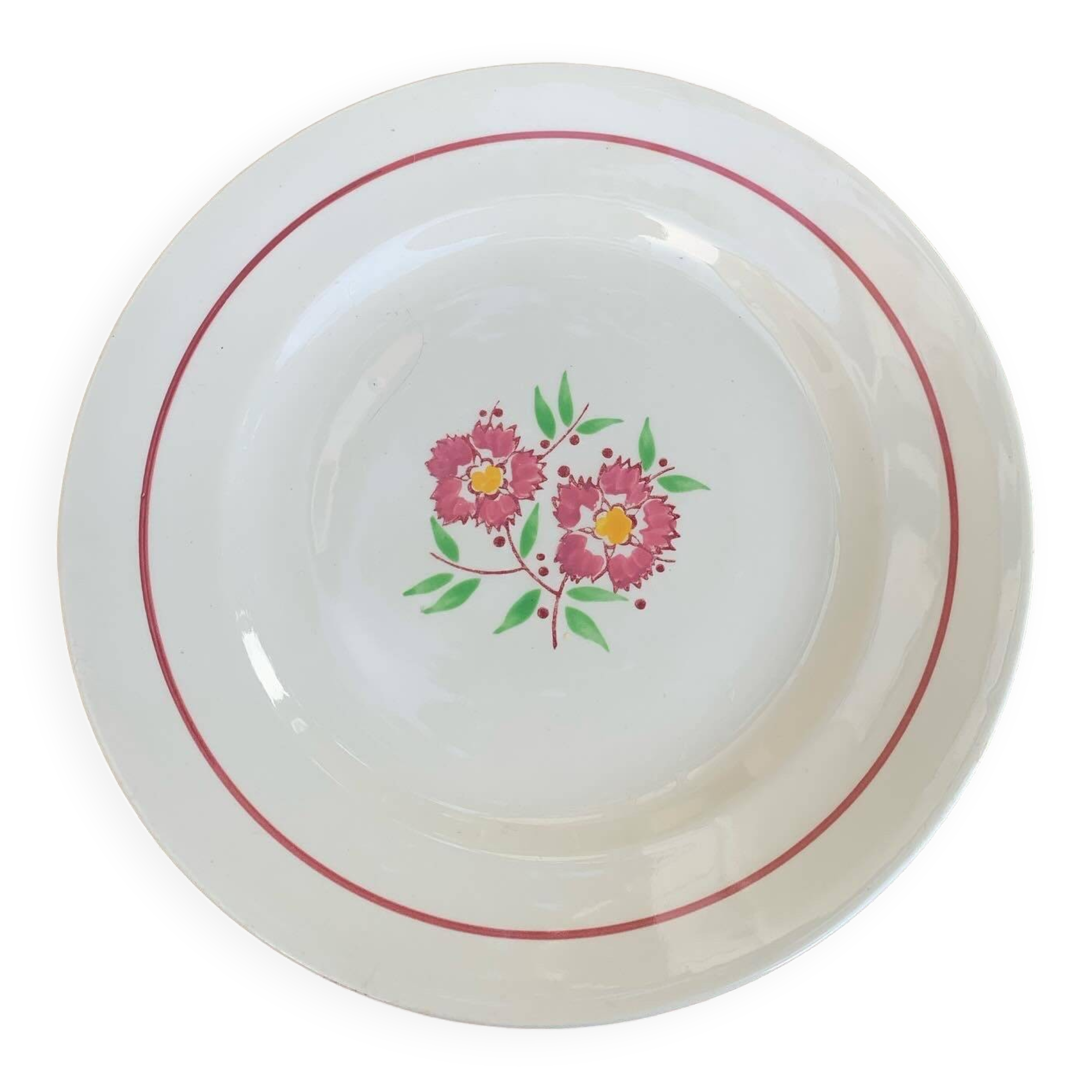 Cake dish, Madonna model, Moulin des Loups, Orcerame, made in France,