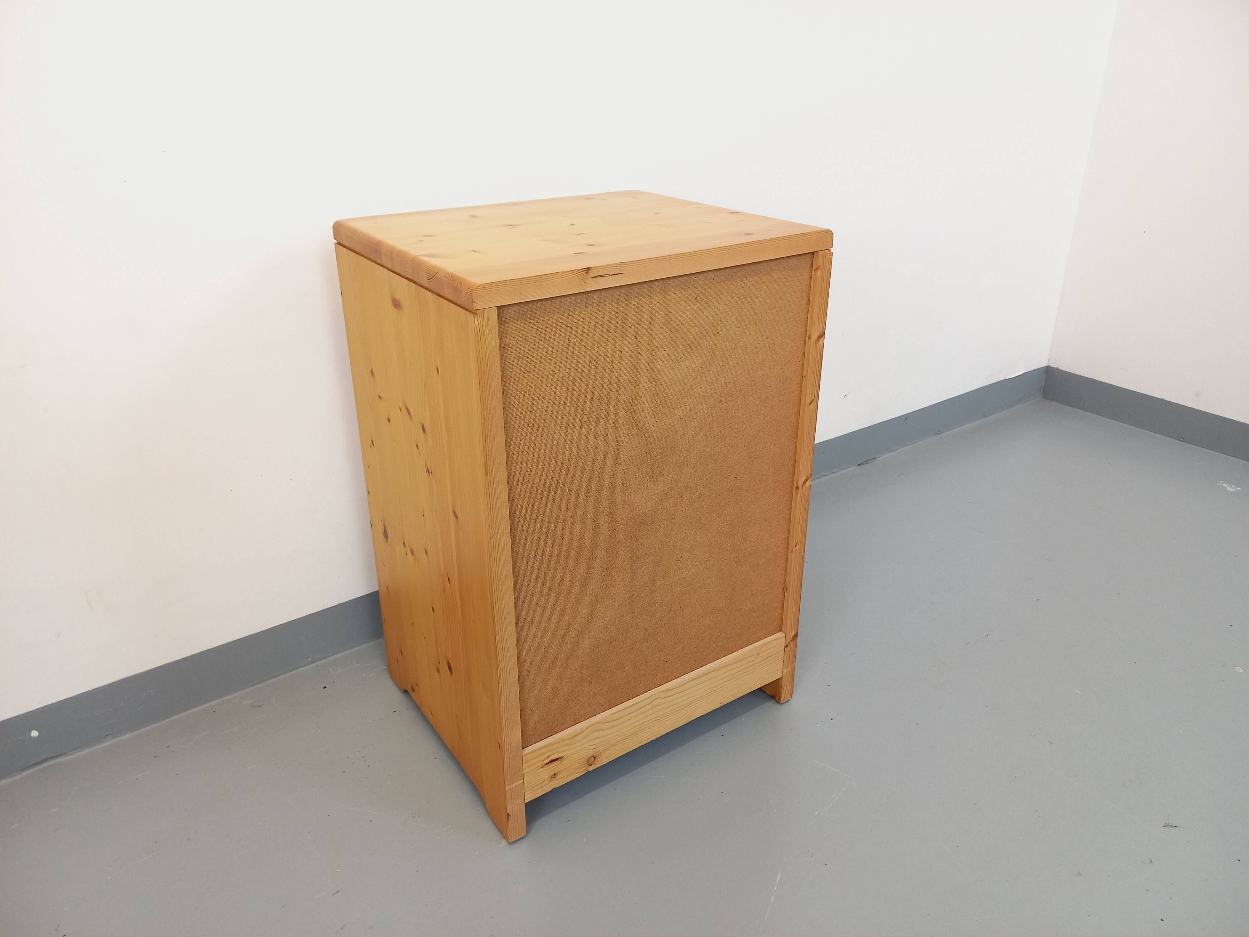 selected by Charlotte Perriand Les Arcs vintage pine storage unit from the 60s and 70s