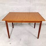 Vintage Scandinavian table 50s 60s in teak and formica
