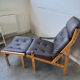 Fauteuil lounge scandinave "Hunter", années 1960