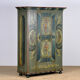 Antique german hand painted cabinet, circa 1850