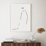 Woman who looks back to go forward - 30x42cm