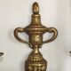 Large Vintage French Empire Style Bronze Double Wall Light With Urn Detail 4887