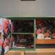 Restored office, 60/70 year, forest green and ancient flowers