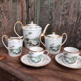 Vintage French coffee set, Limoges, Georges Boyer