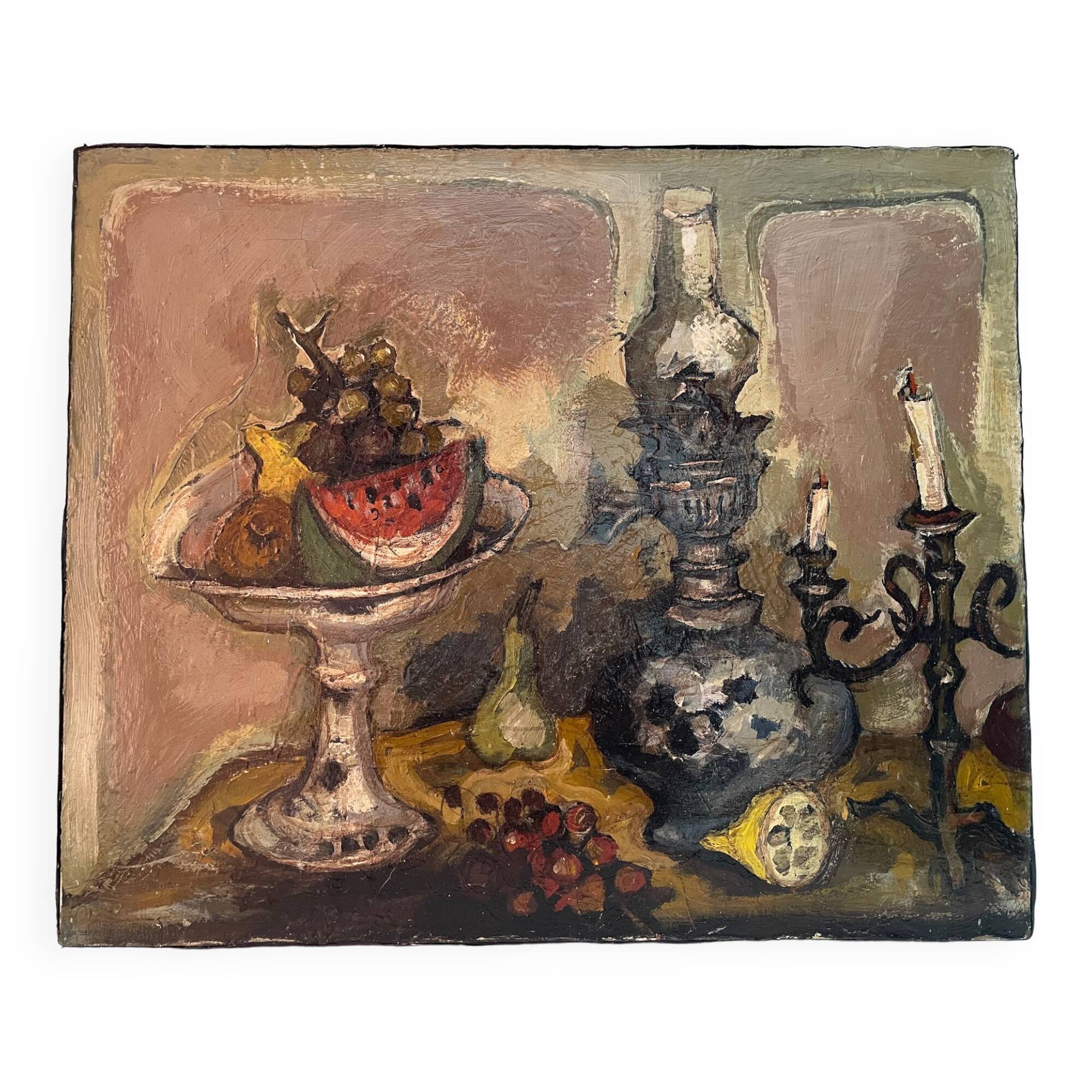 Still life oil on canvas