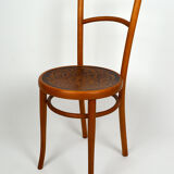 J&J Kohn bistro chair with decorated seat