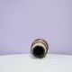 Brown & beige pagoda West Germany vase