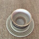 Set of stoneware dishes