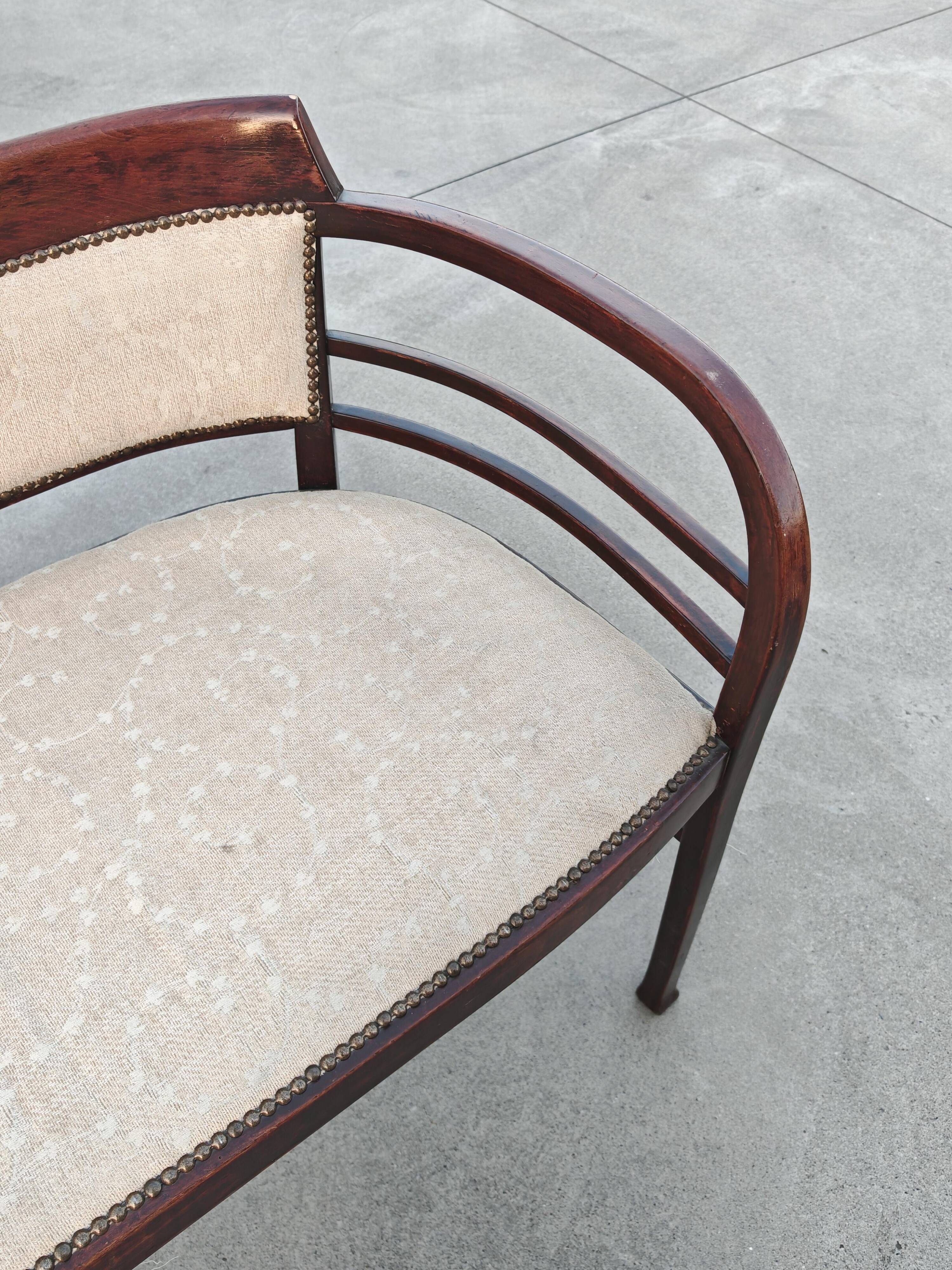 Canapé Vienna Secession No. 6214 by Otto Wagner for Thonet, 1904