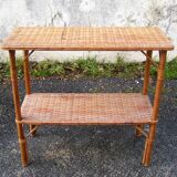 Rattan console