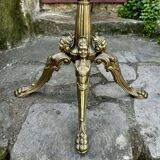 Solid brass Art Nouveau lamp base