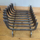 Large 19th century wrought iron log rack