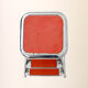 Metal ladder / red