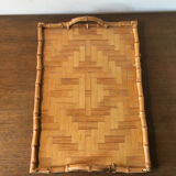 Bamboo marquetry tray