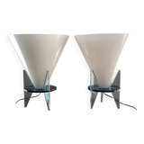 Pair of Otéro model lamps by Rodolfo Dordoni for Fontana Arte, 1986