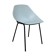 Pierre Guariche grey shell chair for Meurop 1950s-60s