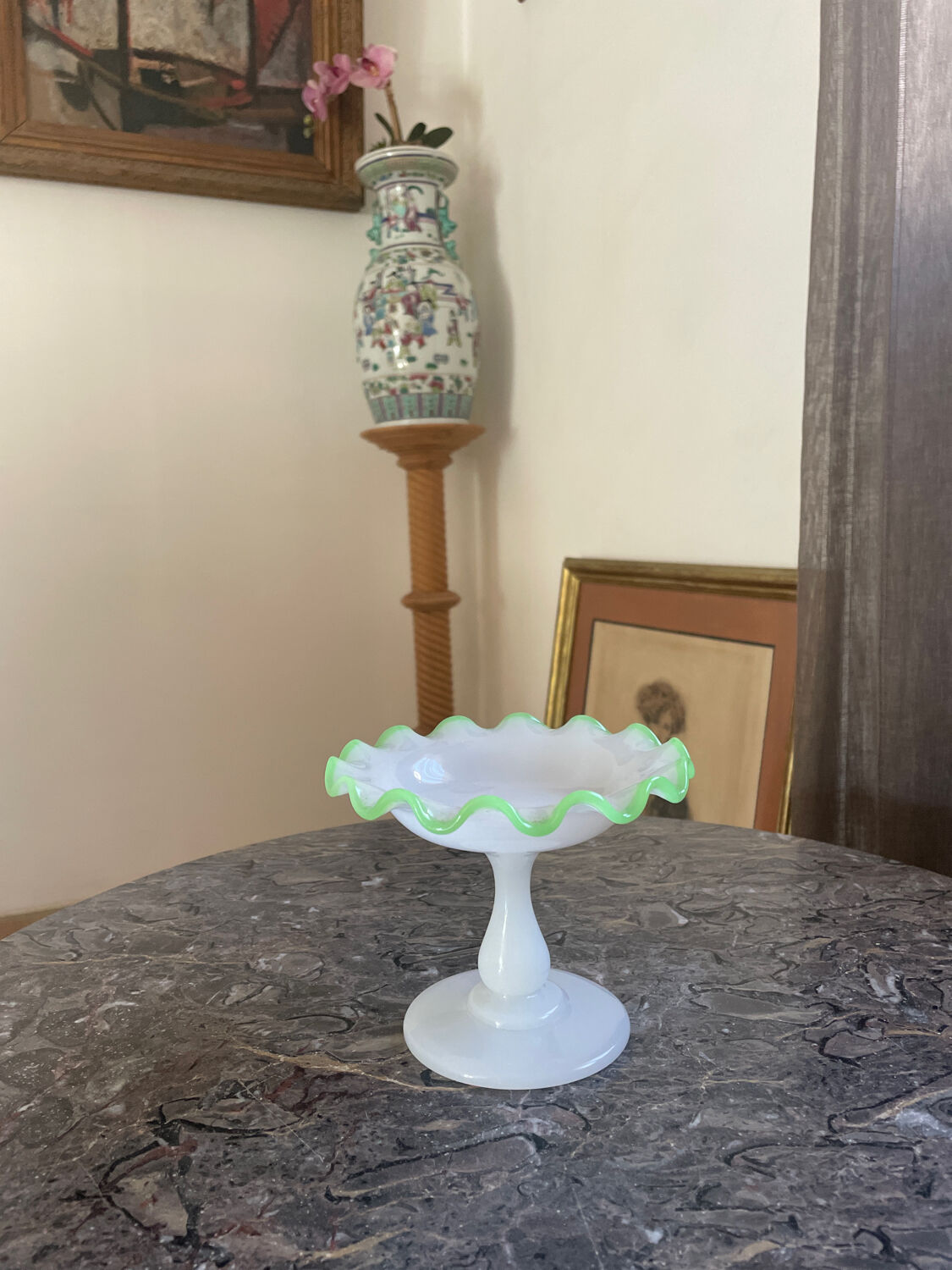 Opaline ring cup Charles X