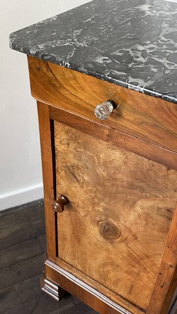 Antique Marble Bedside Table