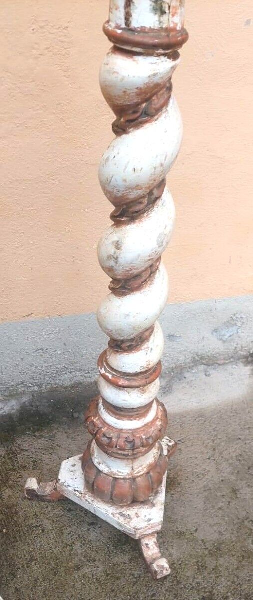 Pair of large antique torches from the 18th century.