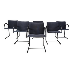 chaises circulaires vintage - ensemble