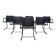 Vintage cirkel chairs by Metaform, 1980s, set of 6