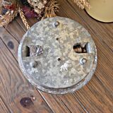 Wall lamp in molded glass