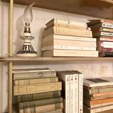 Mini ceramic lamp, braided fabric cable