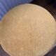 Pouf velours couleur or