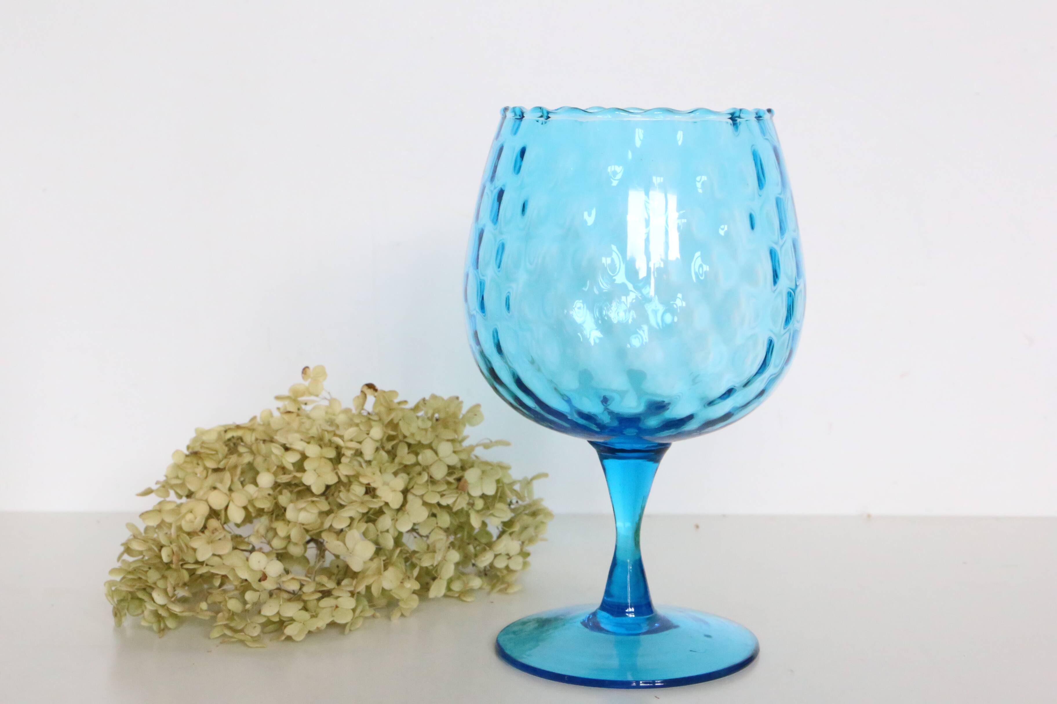 Empoli glass vase, vintage
