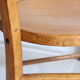 Chaise bistrot des années 50 en bois patiné