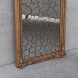 Swedish Antique Rococo Style Tall Pier Mirror 66x252cm