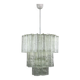 Large Mid-century Italian Glass Cascade Chandelier