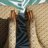 Bergère armchairs, 1950s, set of 2