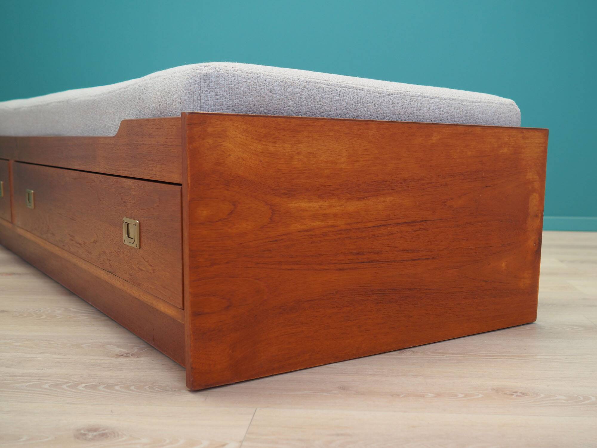 Teak daybed, Danish design, 1970s, production: Denmark