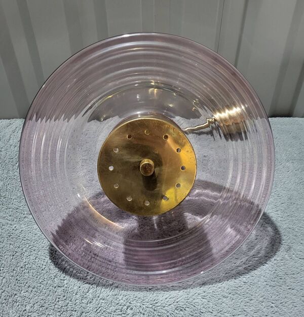 Lampe plafonnier suspension lustre Vintage de style Carlo Nason Italie
