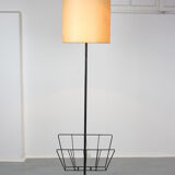 Mid-century floor lamp and coffee table, 1950s