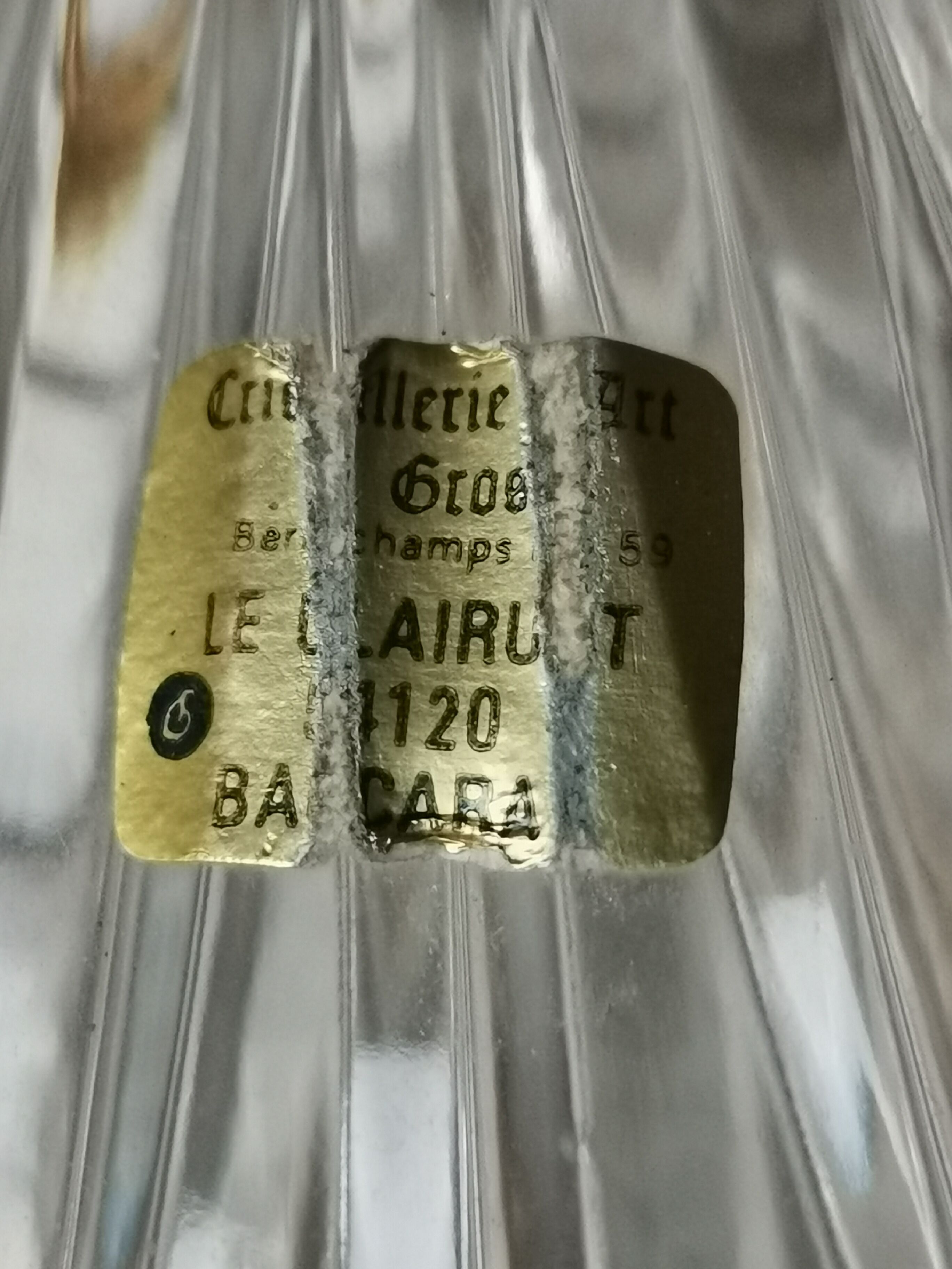 Candy "Shell" in Baccarat Crystal