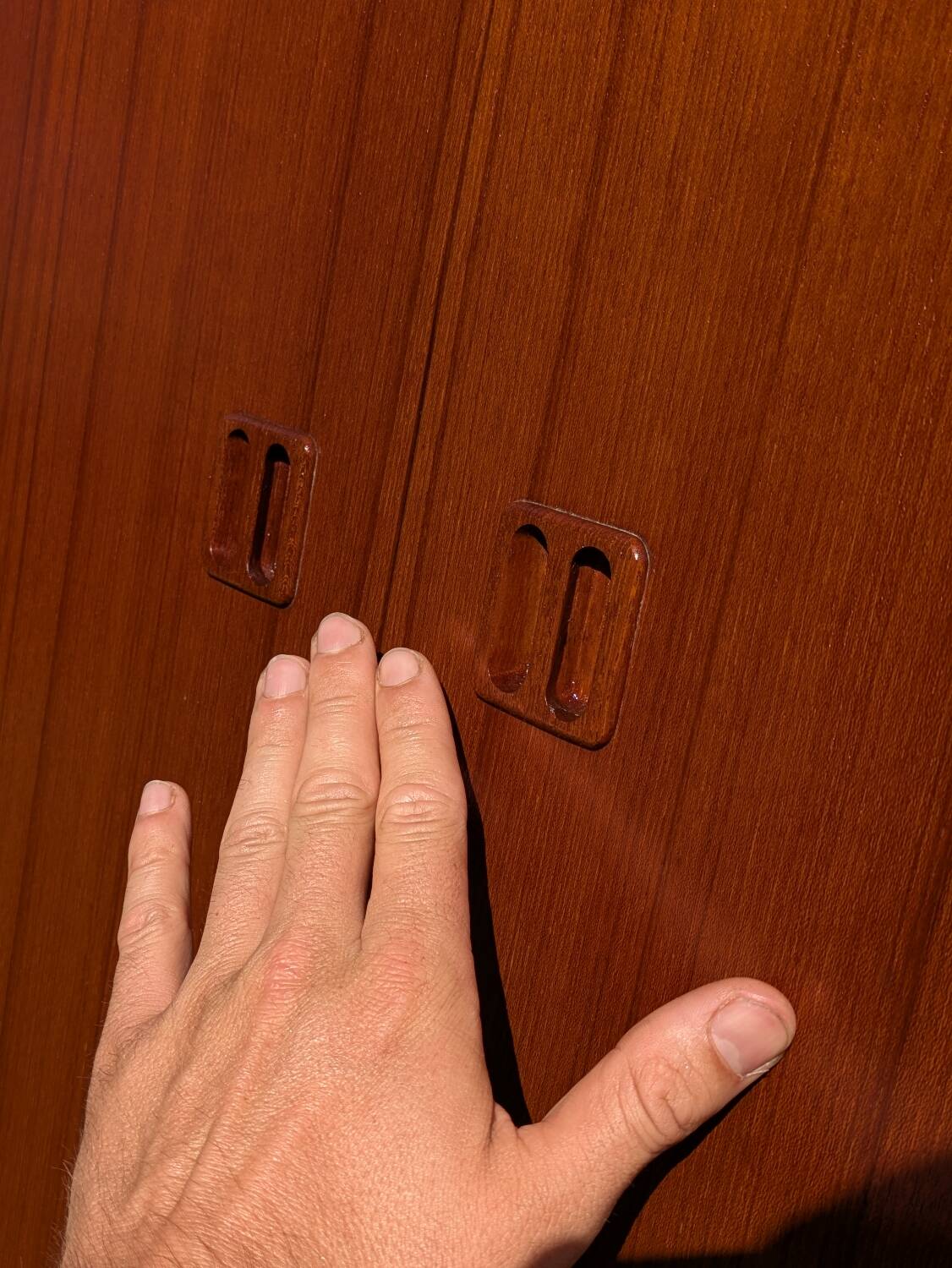 Vintage compact Scandinavian teak cabinet/sideboard, 1960s