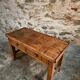 Antique French side table from the 19th century in cherry and oak – circa 1870